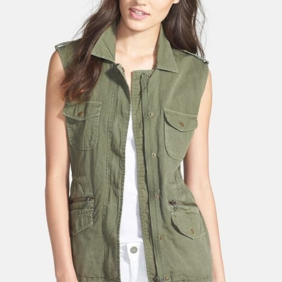 Anthropologie Military style vest - Velvet - Picture 1 of 15
